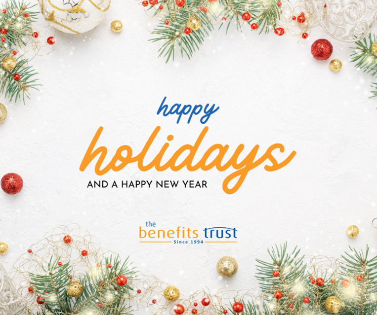 Happy Holidays from The Benefits Trust